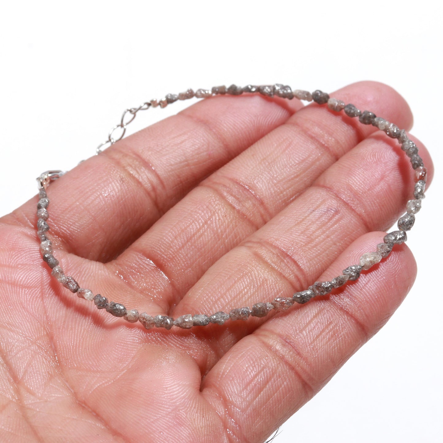 Raw Brown Diamond Bracelet