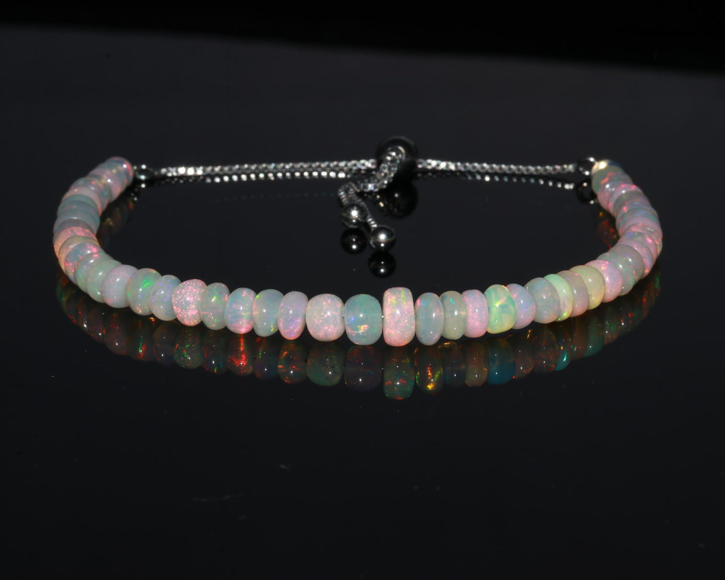 Exquisite Ethiopian Opal Gemstone Bracelet