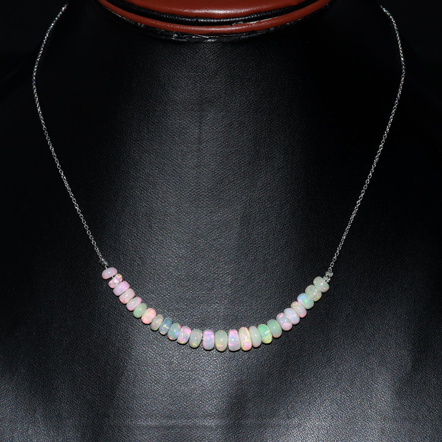 Ethiopian Fire Opal Necklace