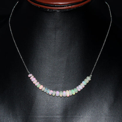 Ethiopian Fire Opal Necklace